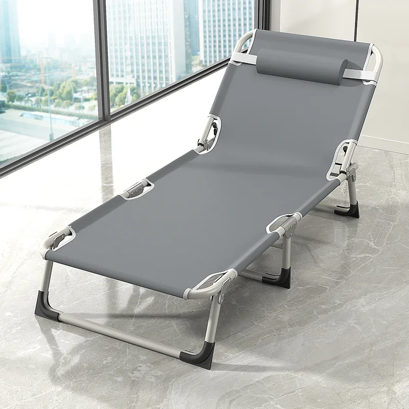 Camping Cot Foldable - Outdoor Installation-free Foldable Sun Lounger Beach