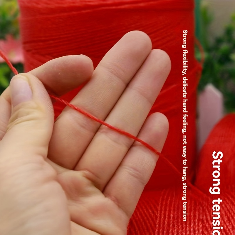 Outdoor Furniture Rope - Industrial Red String Construction Site Marking