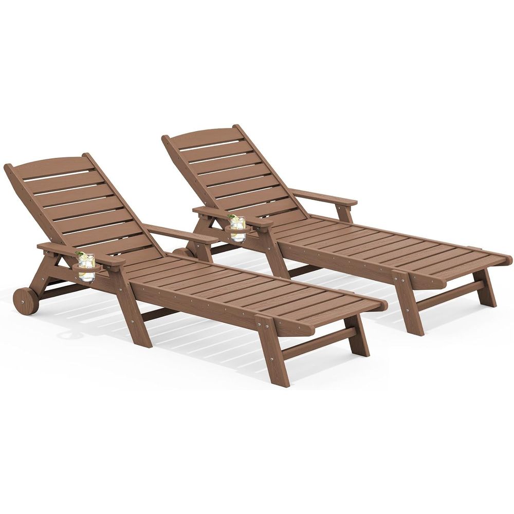 Outdoor Furniture Ofo - HDPE Outdoor Lounge Chair Set o