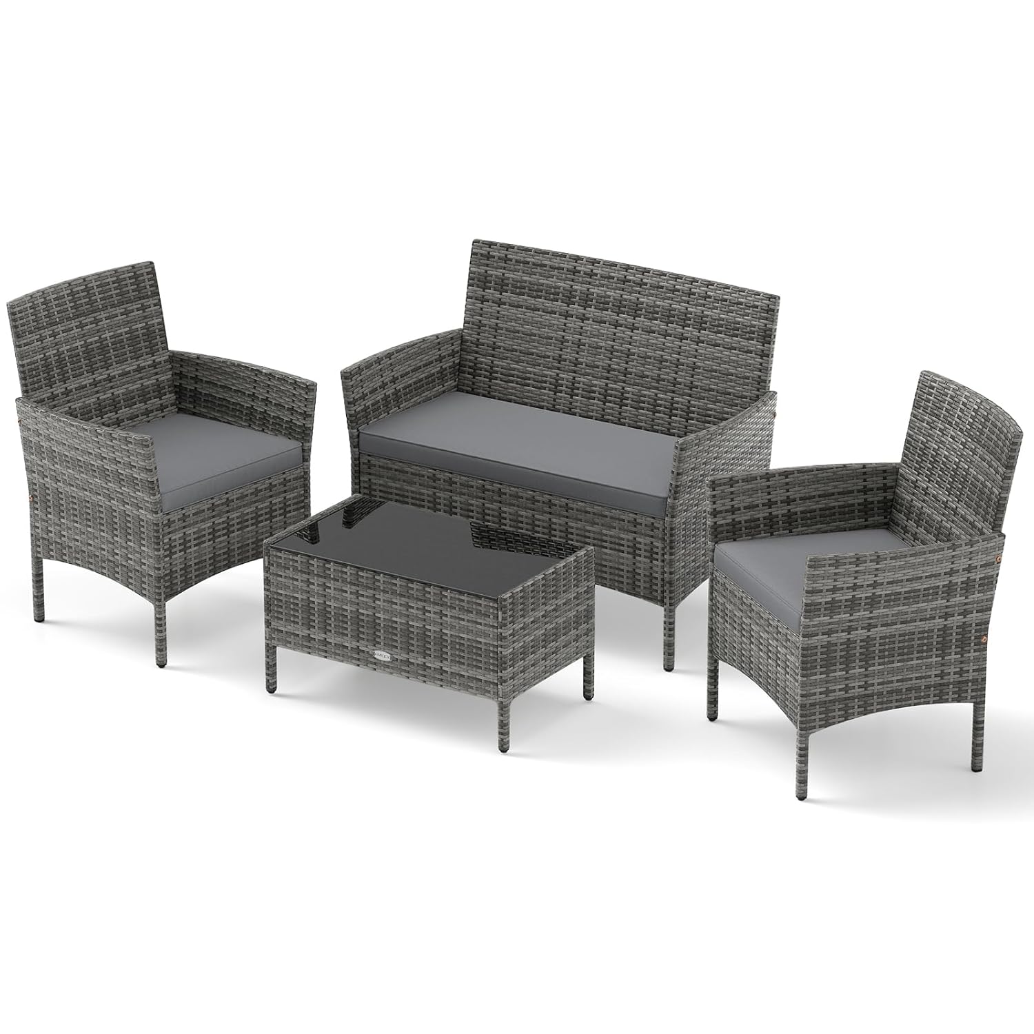 Outdoor Furniture Ofo - o*-4-Piece Patio Furniture Set - Rattan