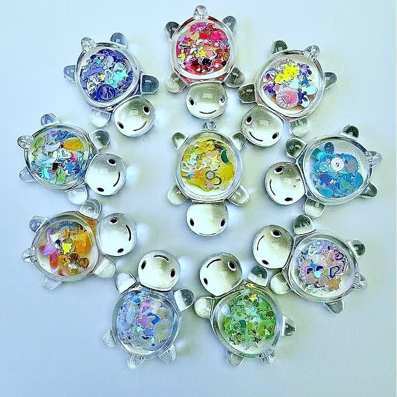 Outdoor Furniture Resin - 10/15 Pieces of Turtle-Shaped Resin Ornaments