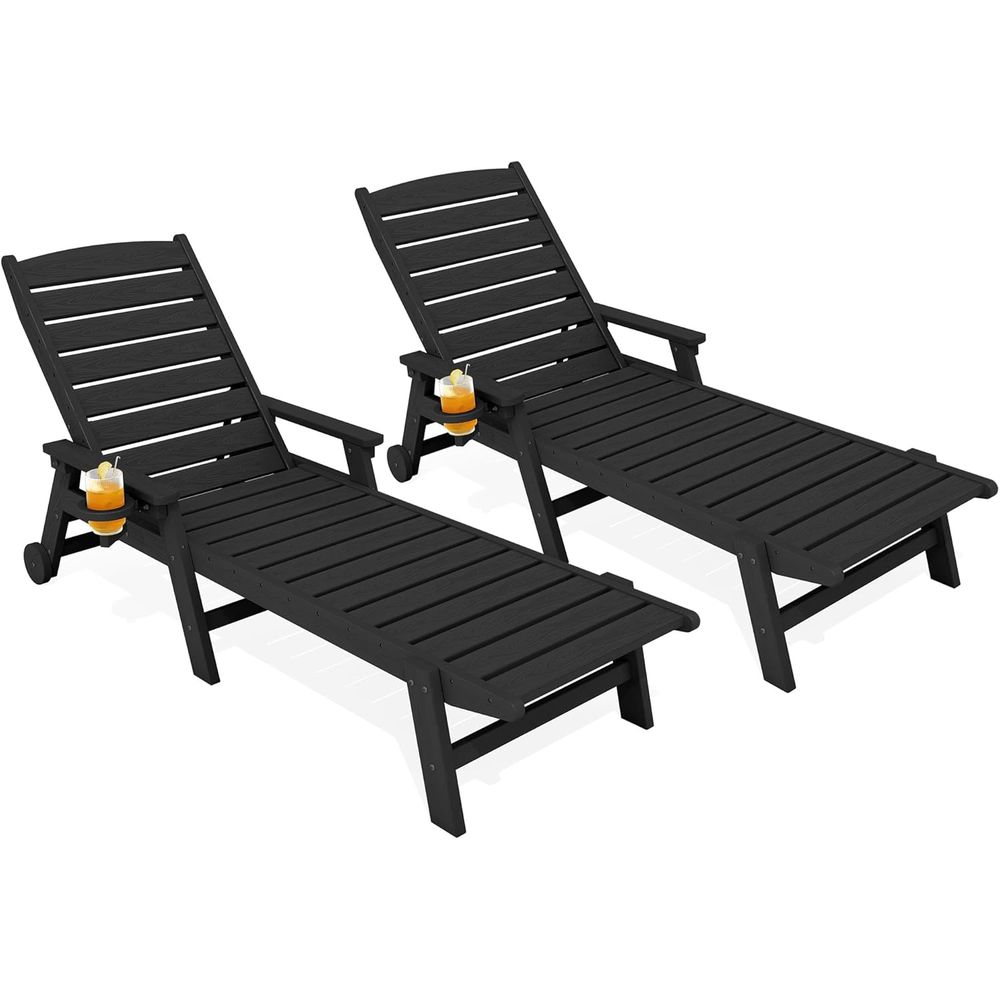 Outdoor Furniture Ofo - HDPE Lounge Chair Outdoor Set o