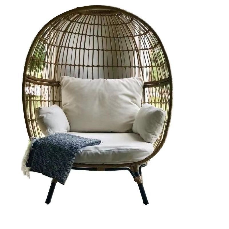 Outdoor Furniture Egg Chair - High-quality outdoor wicker rattan egg chair