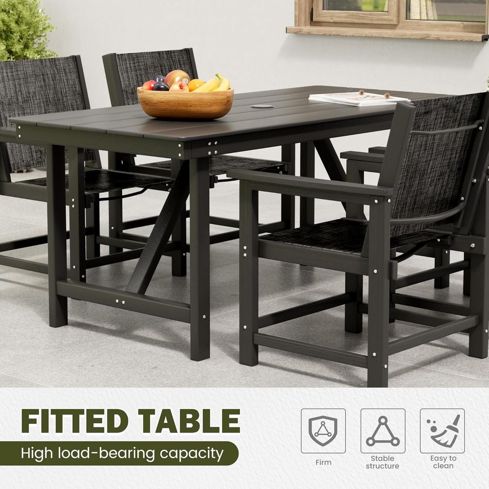 HDPE Outdoor Dining Set or 4,  - огляд і ціна Outdoor Furniture Ofo