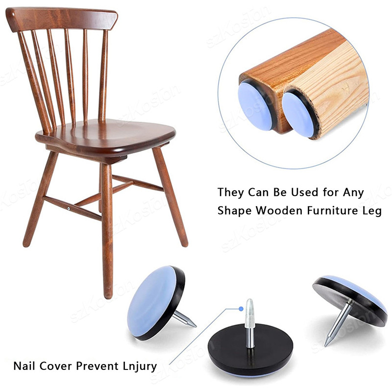 10pcs Nail on Furniture Glides - огляд і ціна Outdoor Furniture Glider