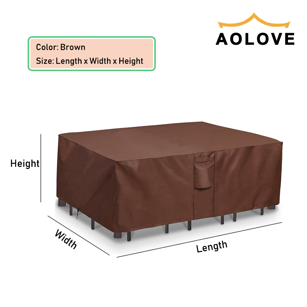 Brown 420D HEAVY DUTY Outdoor  - огляд і ціна Outdoor Furniture Fabric Waterproof