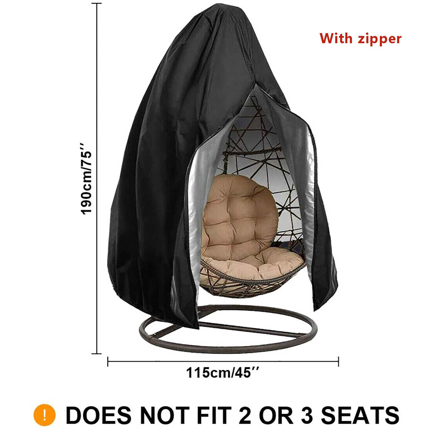 1 Piece Hanging Egg Chair Swin - огляд і ціна Outdoor Furniture Egg Chair