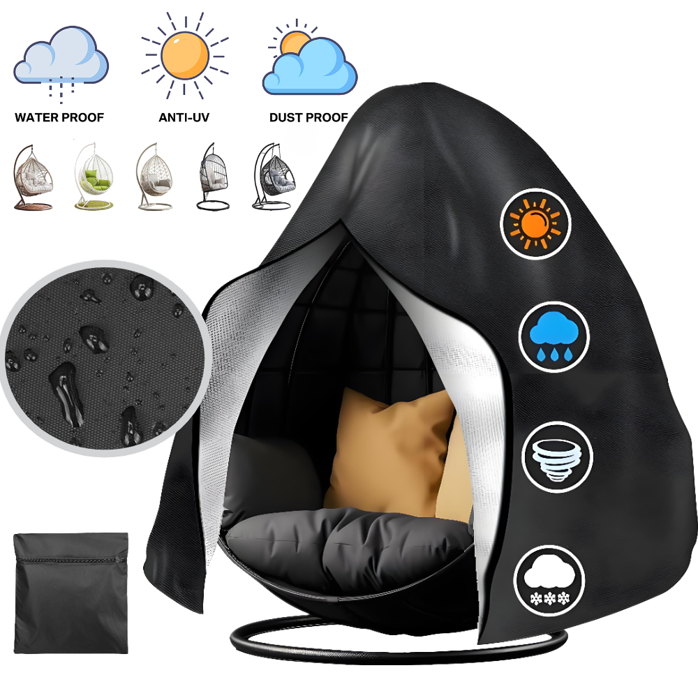 Waterproof Patio Hanging Egg C - огляд і ціна Outdoor Furniture Egg Chair