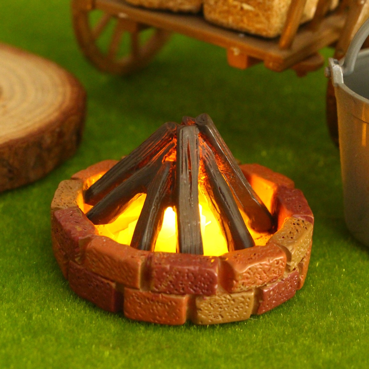 Dollhouse Mini Illuminated Nat - огляд і ціна Outdoor Furniture Resin