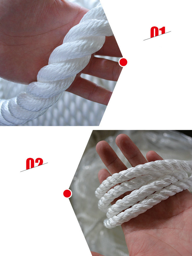 HQ 6-30 MM Pure White 100% Pol - огляд і ціна Outdoor Furniture Rope