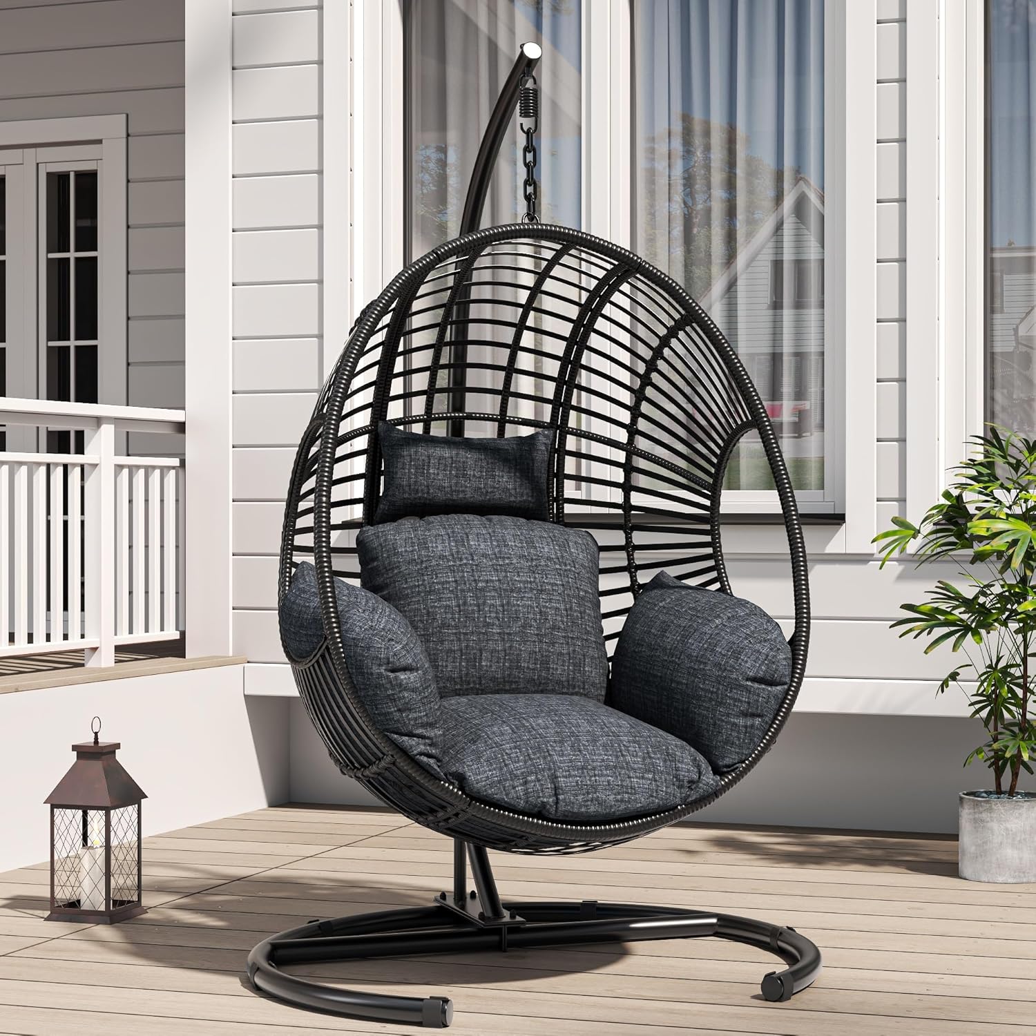 42in Extra Wide Egg Chair Pati - огляд і ціна Outdoor Furniture Egg Chair