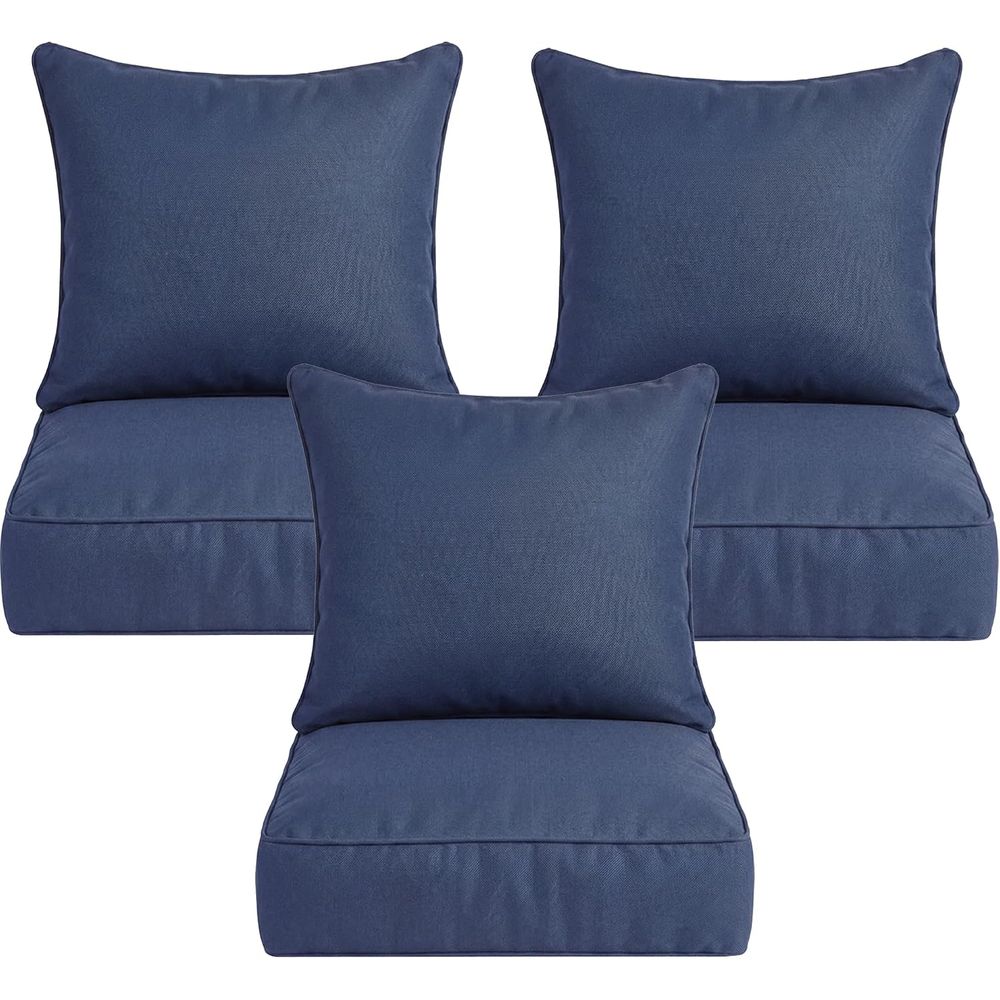 6 Thick Outdoor Chair Cushions - огляд і ціна Outdoor Furniture Cushions 24 X 24