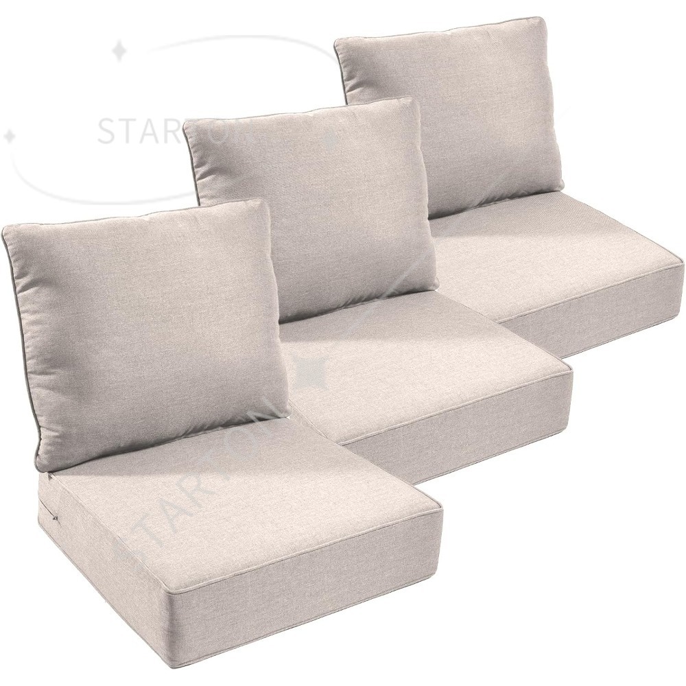 Outdoor Chair Cushions Set of  - огляд і ціна Outdoor Furniture Cushions 24 X 24