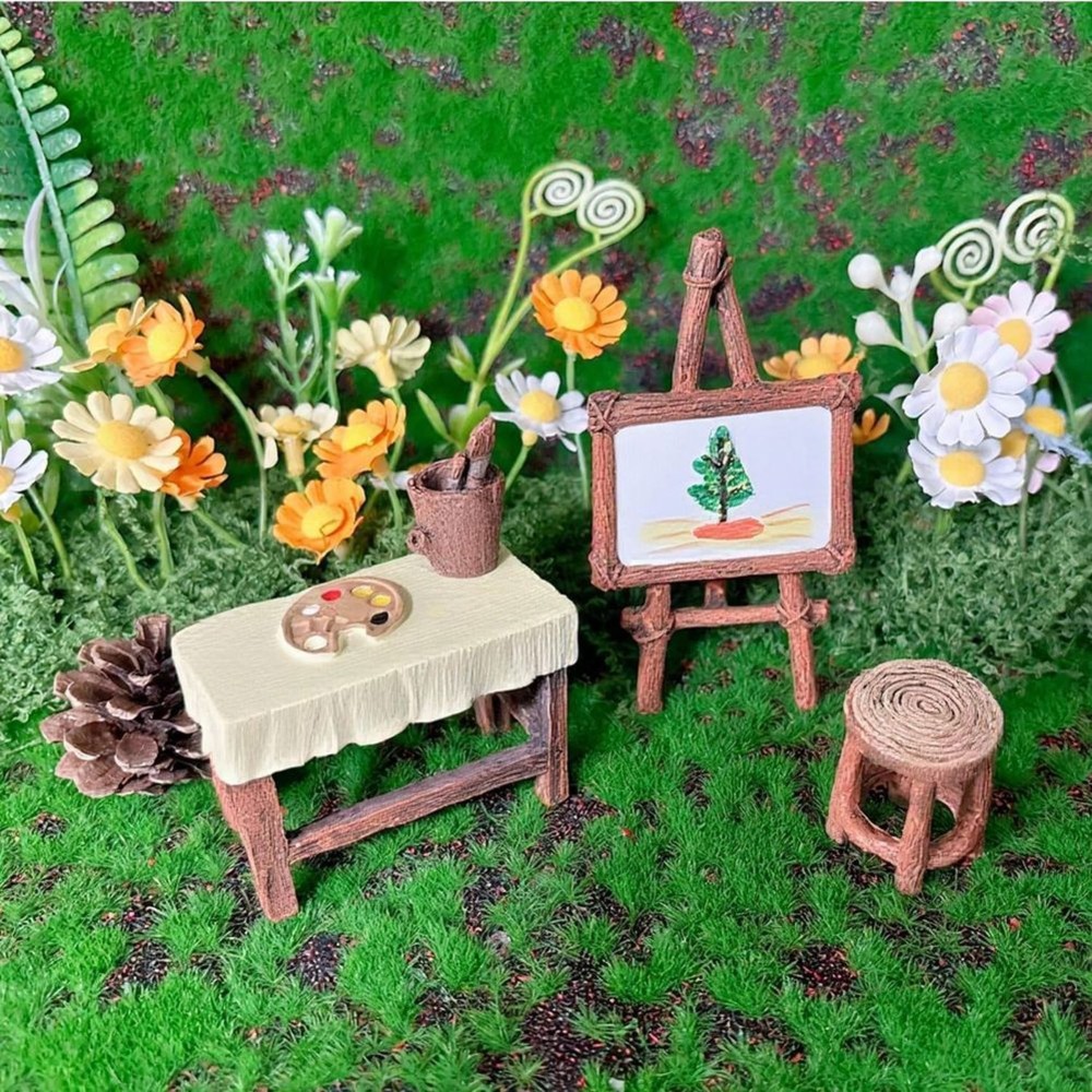 WORTHOWN-Fairy Garden,Miniatur - огляд і ціна Outdoor Furniture Resin