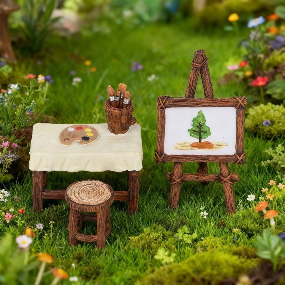 WORTHOWN-Fairy Garden,Miniatur - огляд і ціна Outdoor Furniture Resin