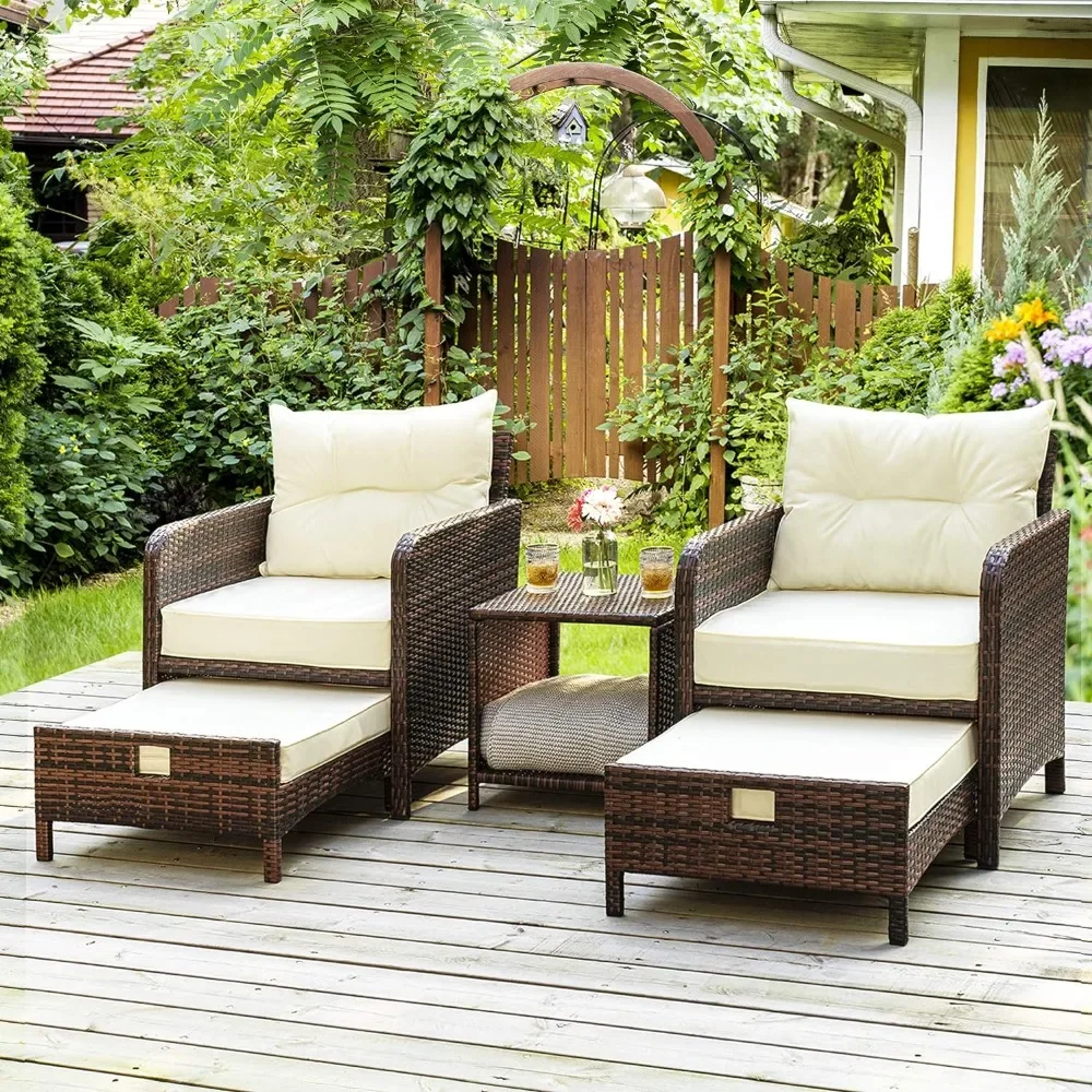 #For 5 Pieces Wicker Patio Fur - огляд і ціна Outdoor Furniture Material