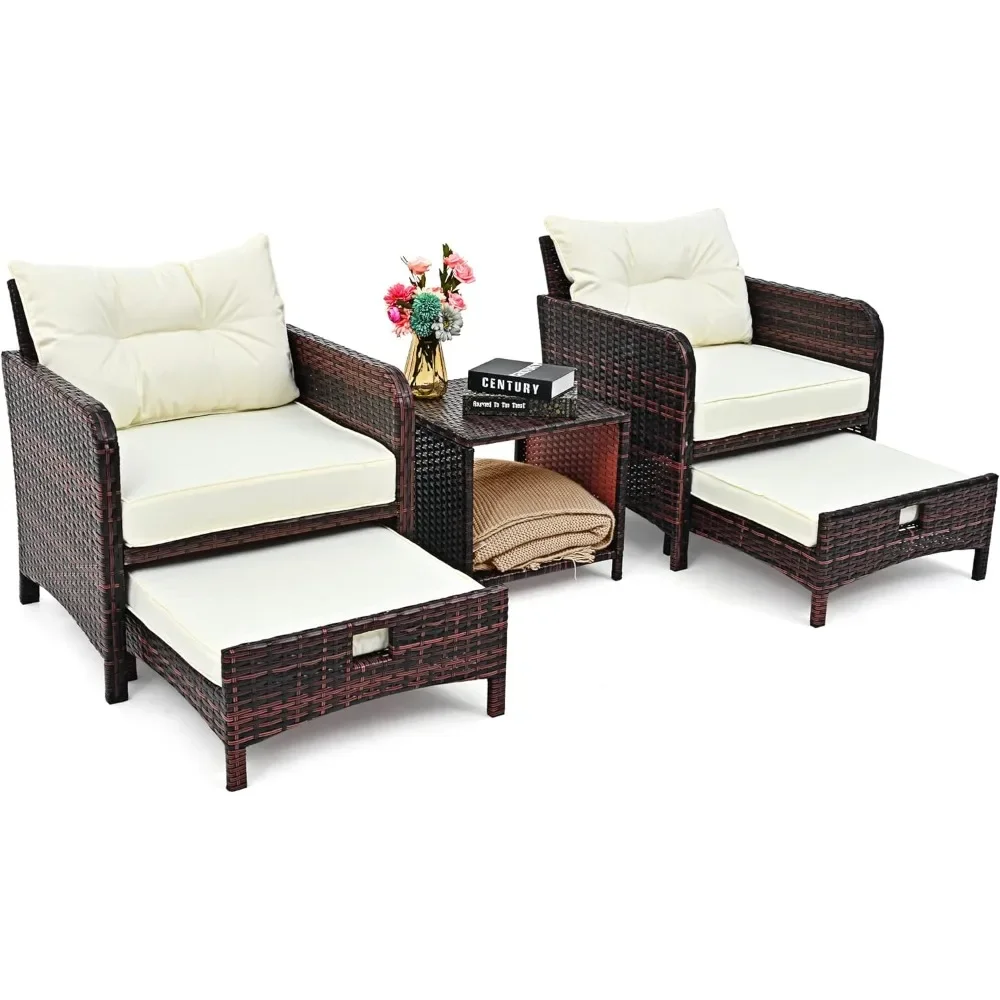 #For 5 Pieces Wicker Patio Fur - огляд і ціна Outdoor Furniture Material