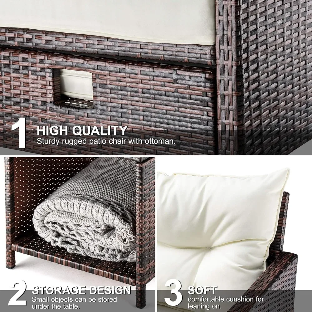 #For 5 Pieces Wicker Patio Fur - огляд і ціна Outdoor Furniture Material