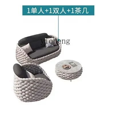 outdoor sofa courtyard villa b - огляд і ціна Outdoor Furniture Resin