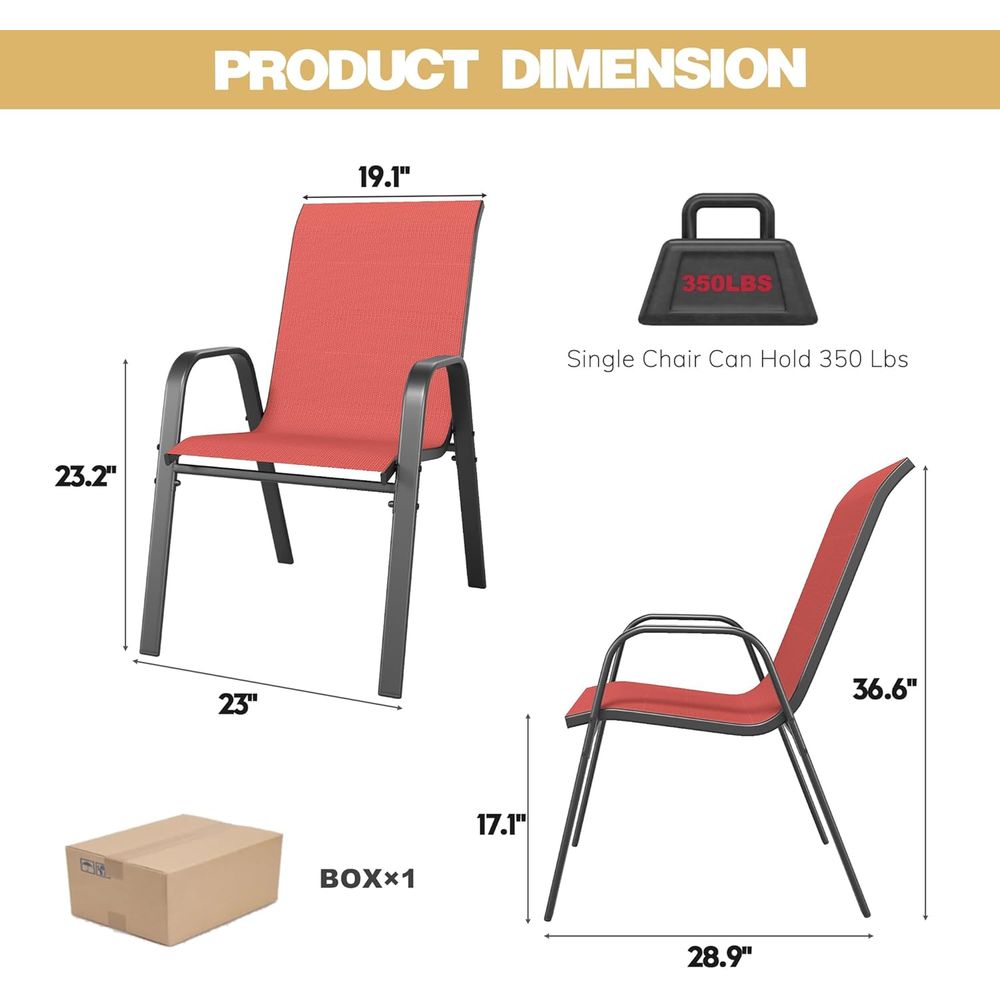Patio Dining Chairs Set o 6 Ou - огляд і ціна Outdoor Furniture Ofo