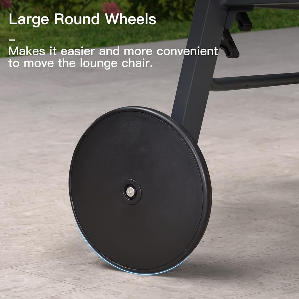 with Wheels Pool Lounge Chairs - огляд і ціна Outdoor Furniture Ofo