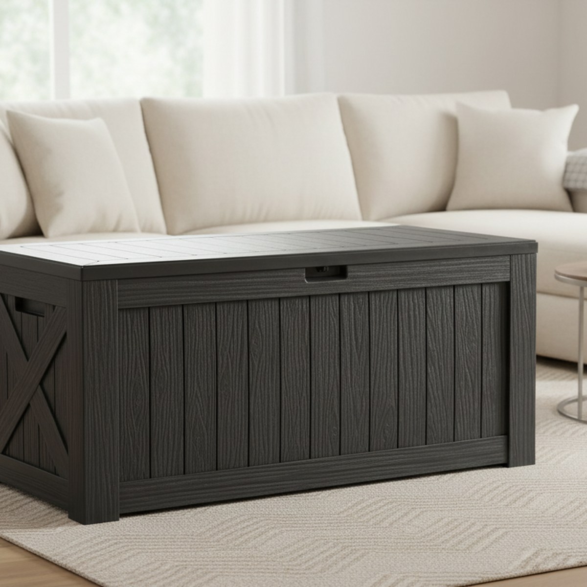 Large 120 Gallon Outdoor Deck  - огляд і ціна Outdoor Furniture Resin