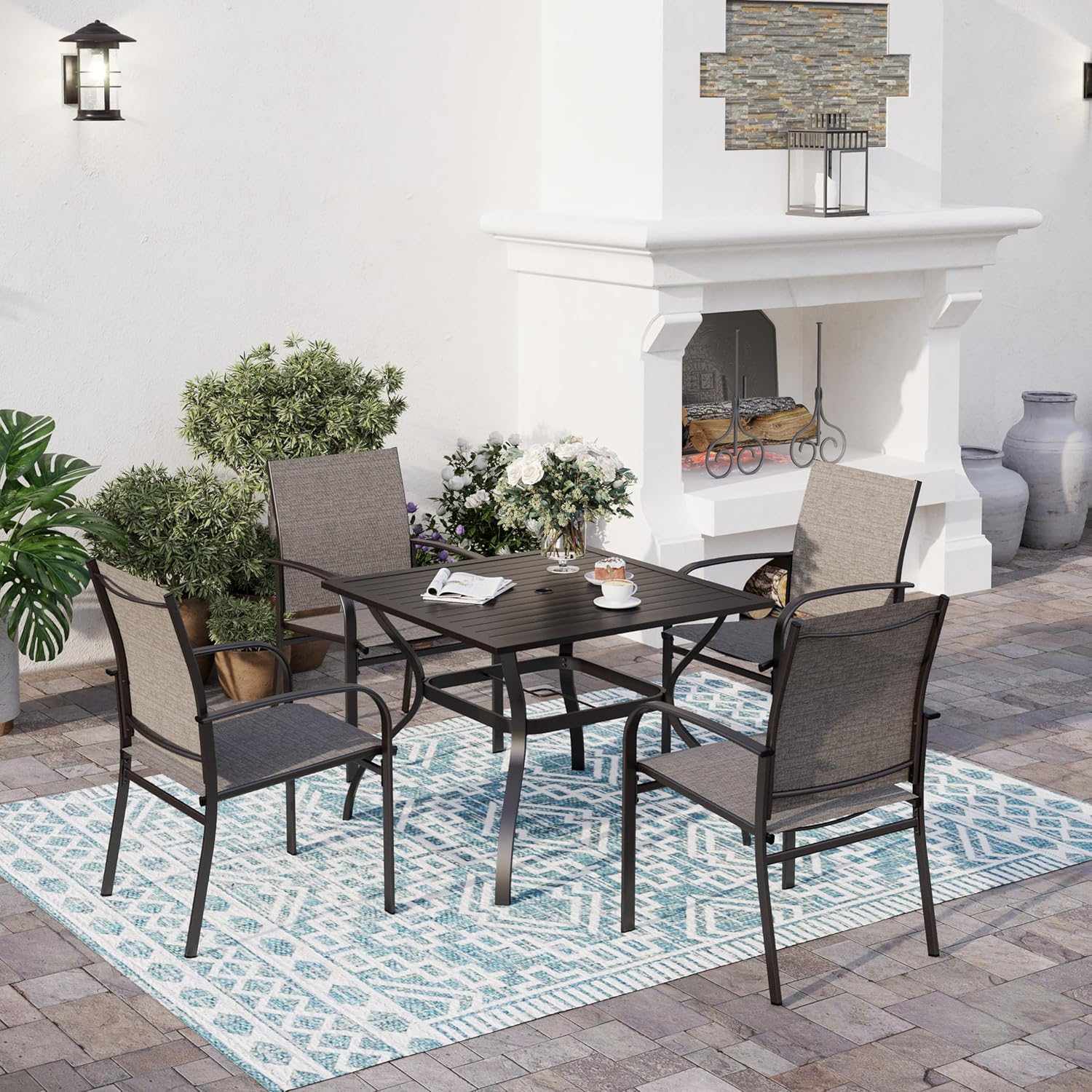 o*-Patio Dining Chairs Set of  - огляд і ціна Outdoor Furniture Ofo