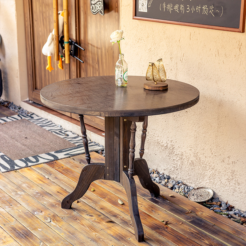 Retro Dining Table Round Table - огляд і ціна Outdoor Furniture Shop