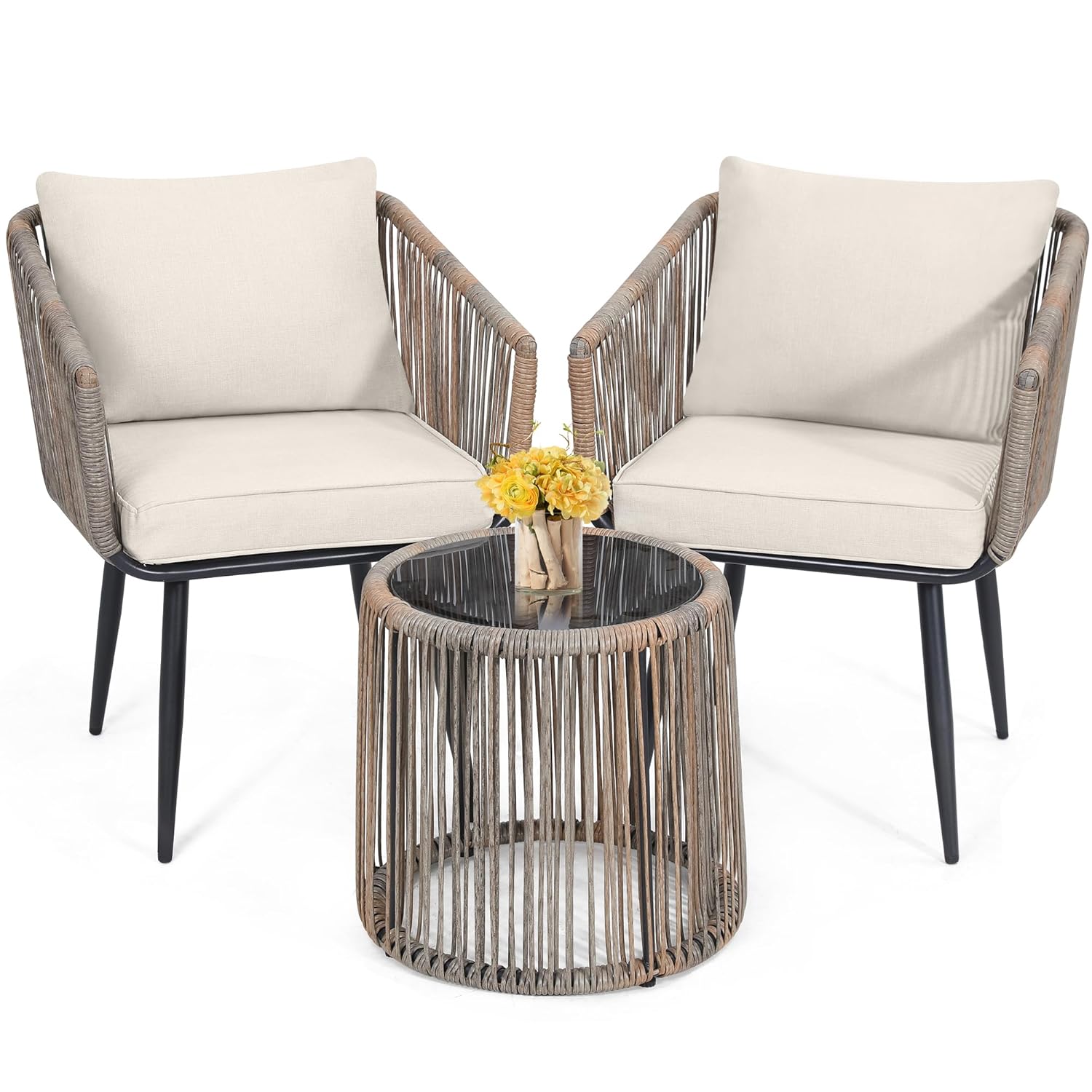 o*-4 Piece Patio Bistro Outdoo - огляд і ціна Outdoor Furniture Ofo