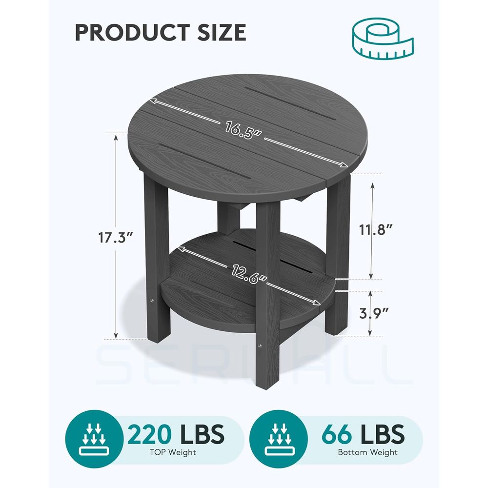 Round Outdoor Side Table Set o - огляд і ціна Outdoor Furniture Ofo