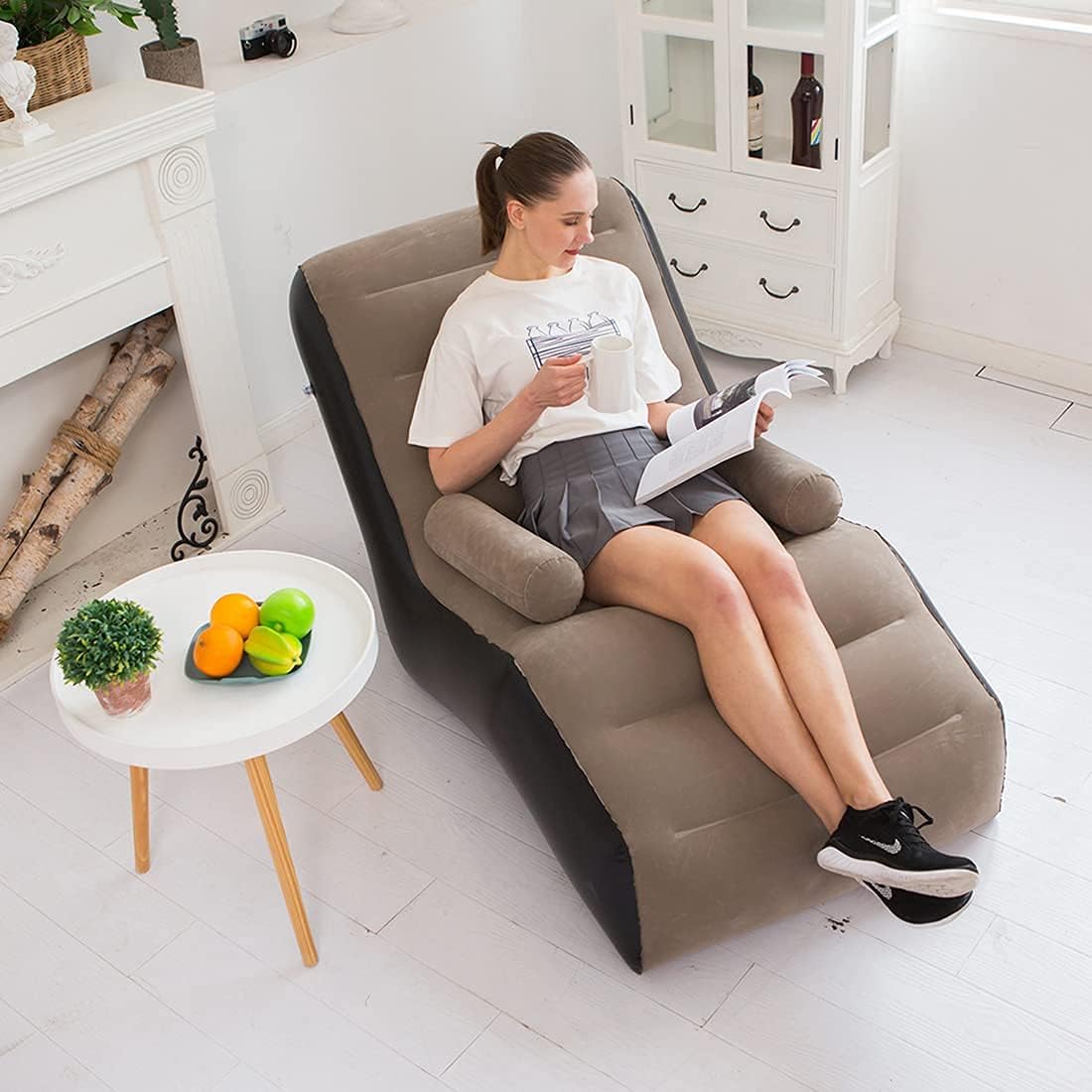 Folding Lazy Sofa,Inflatable L - огляд і ціна Outdoor Furniture Sales