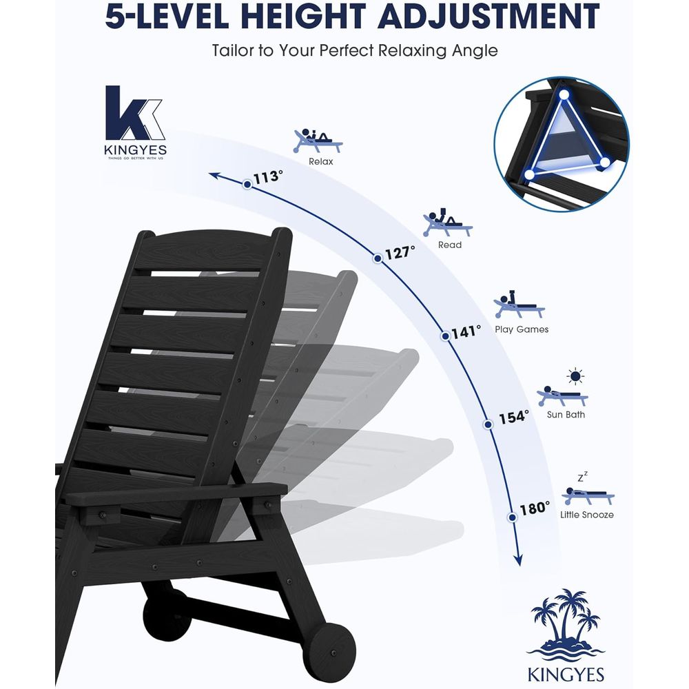 HDPE Lounge Chair Outdoor Set  - огляд і ціна Outdoor Furniture Ofo