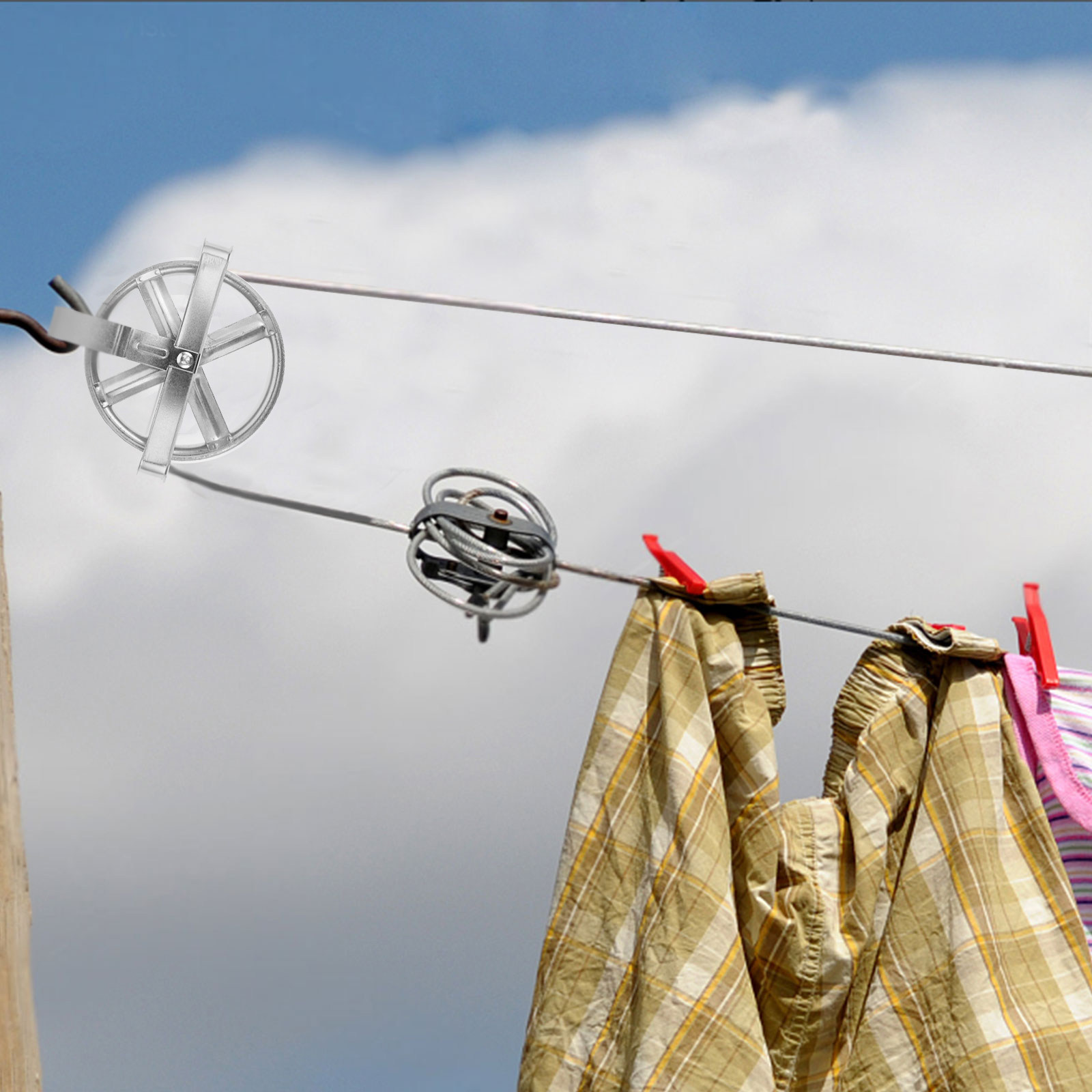 Heavy Duty Clothesline Pulley  - огляд і ціна Outdoor Furniture Rope