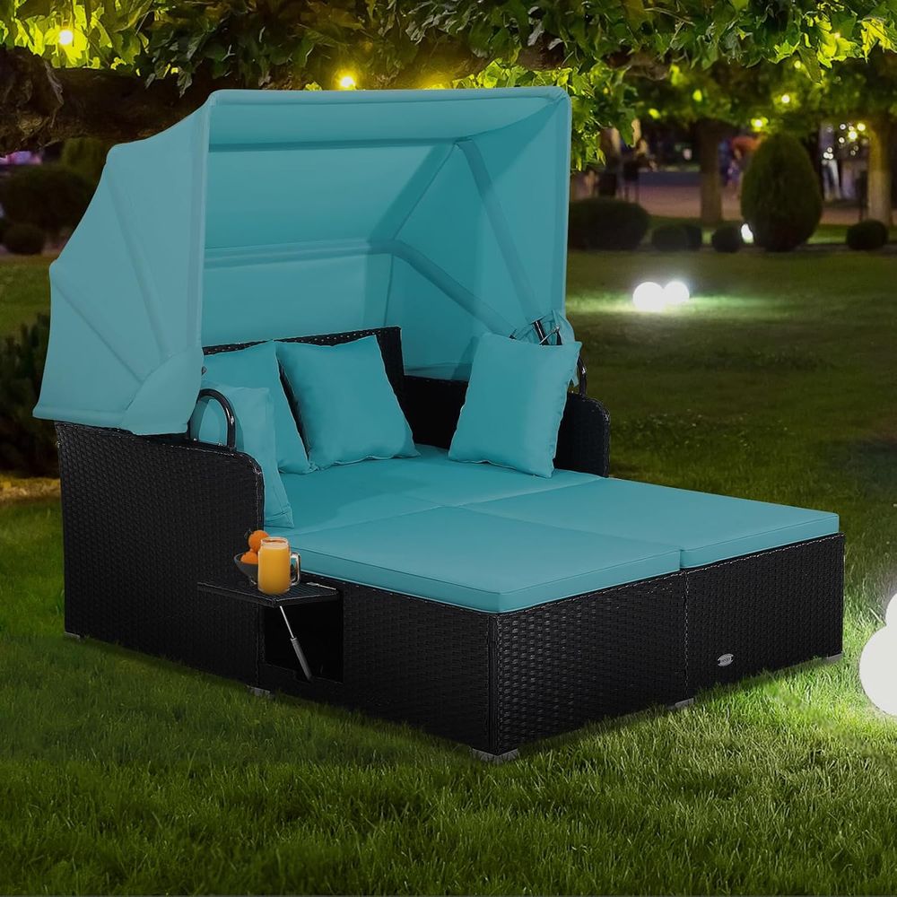 Outdoor Daybed, 2-Person Wicke - огляд і ціна Outdoor Furniture Ofo