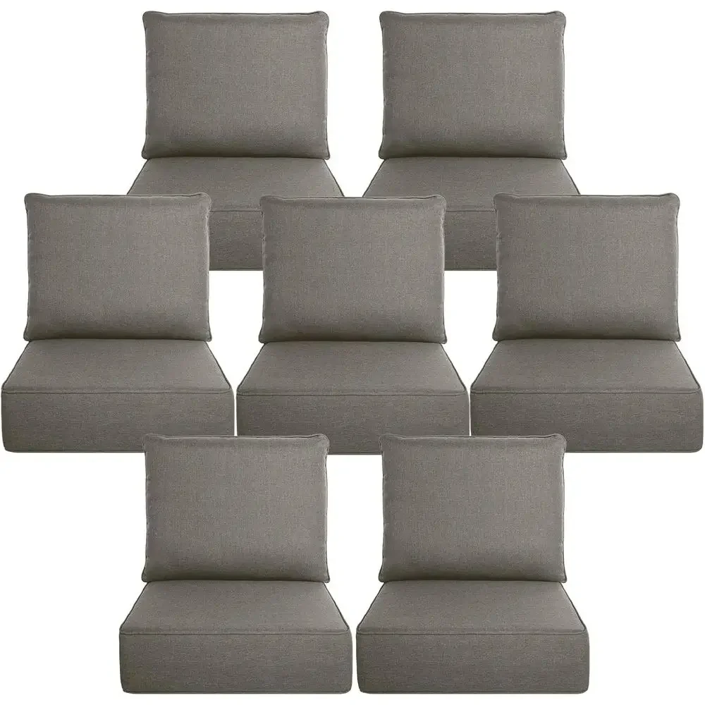6 Thick Outdoor Cushion Set -  - огляд і ціна Outdoor Furniture Cushions 24 X 24