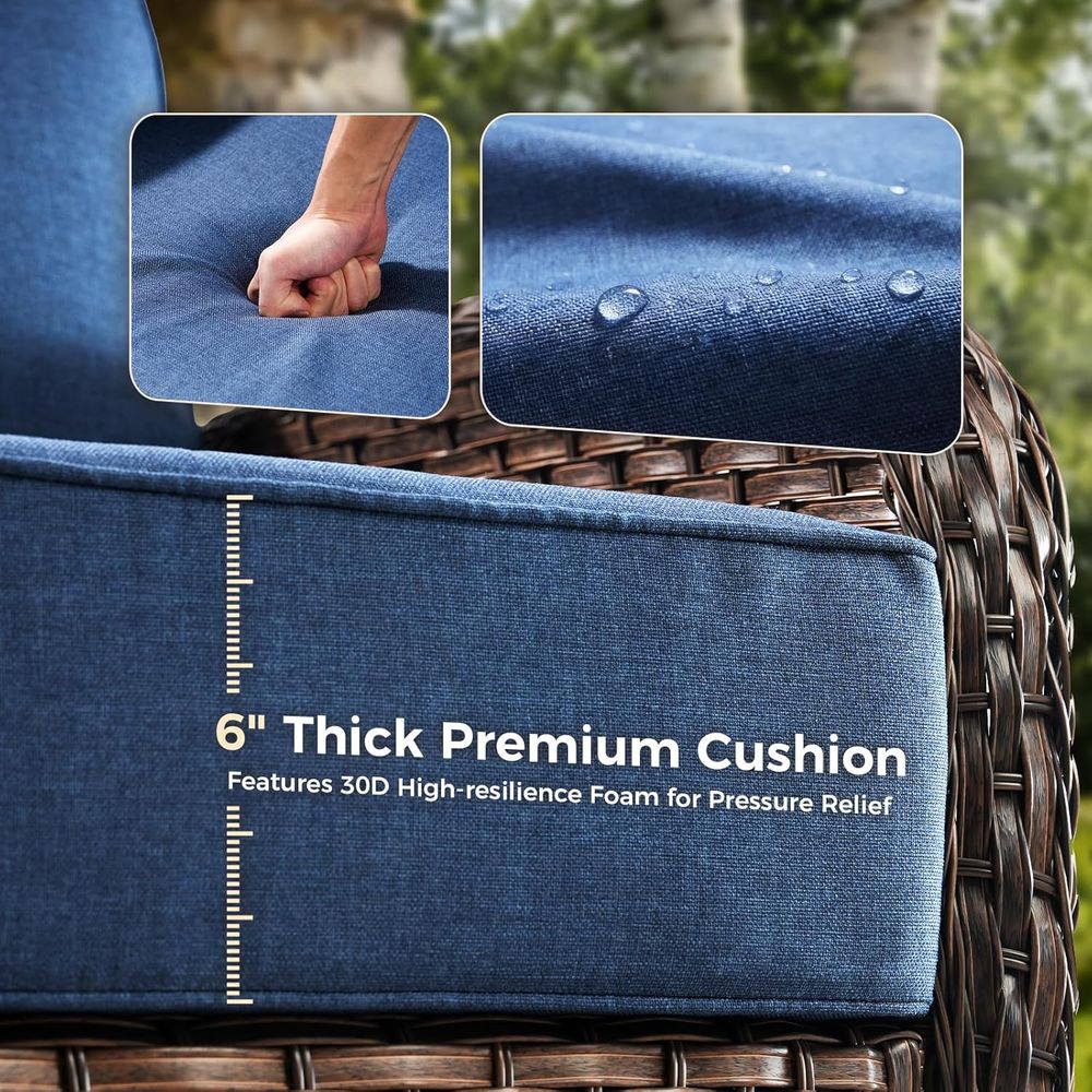 Outdoor Furniture Cushions, 6  - огляд і ціна Outdoor Furniture Cushion