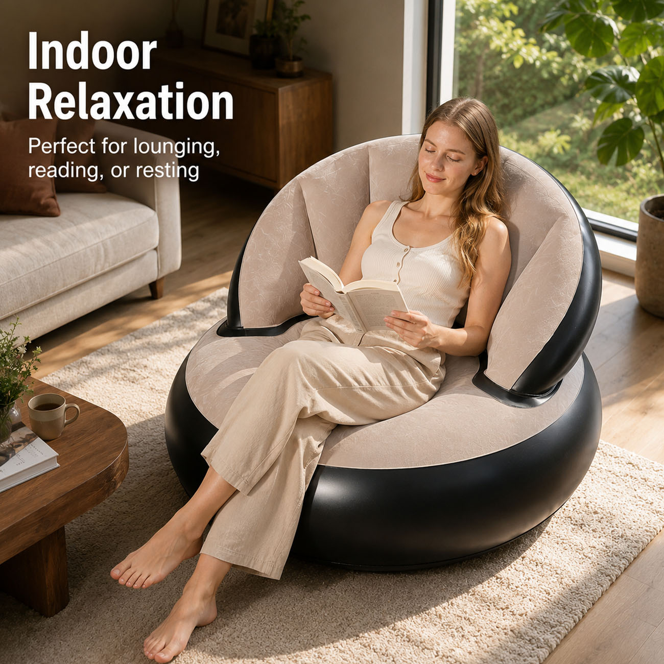 Inflatable Chair for Adults, F - огляд і ціна Outdoor Furniture Material